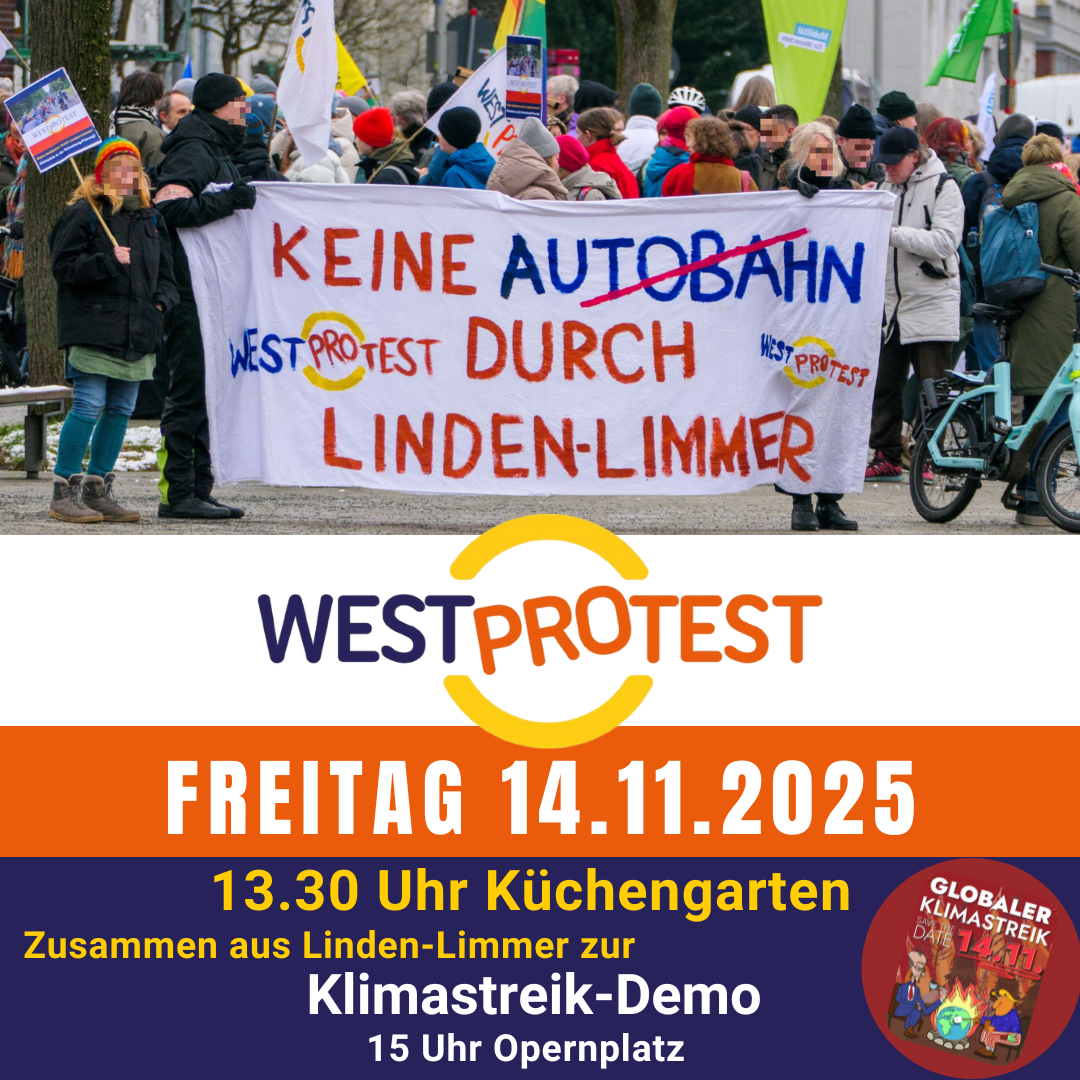 14.11.25 Zusammen aus Linden-Limmer zur Klimastreik-Demo