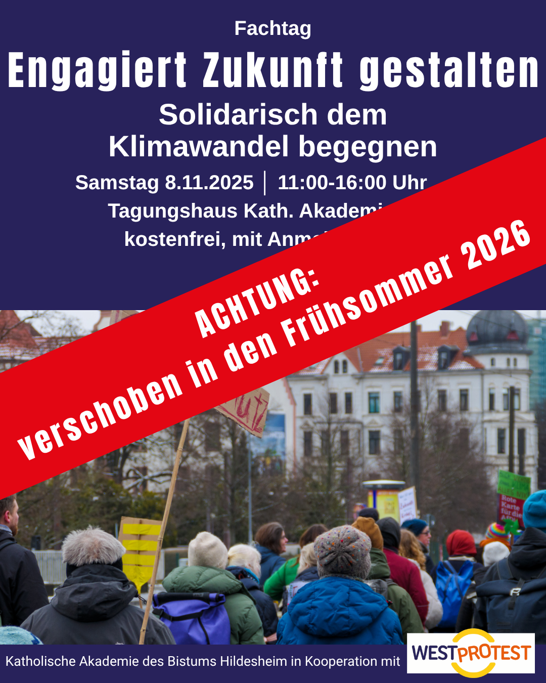 VERSCHOBEN: Engagiert Zukunft gestalten. Solidarisch dem Klimawandel begegnen